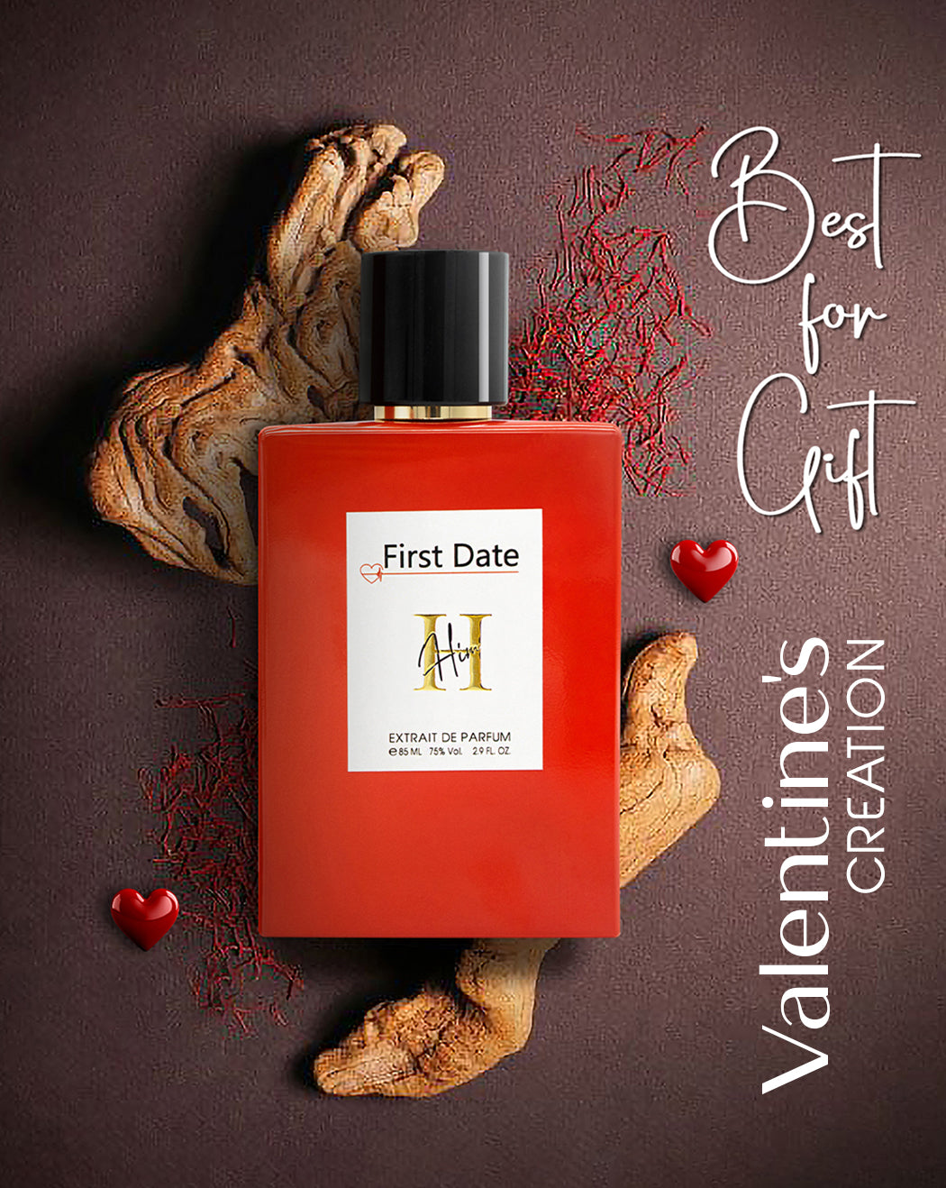 VALENTINES COMBO GIFT | FIRST DATE HIM & HER  EDP | LONG-LASTING LUXURY COUPLE PERFUME | ROMANTIC VALENTINE GIFT FOR MEN & WOMEN 85ML