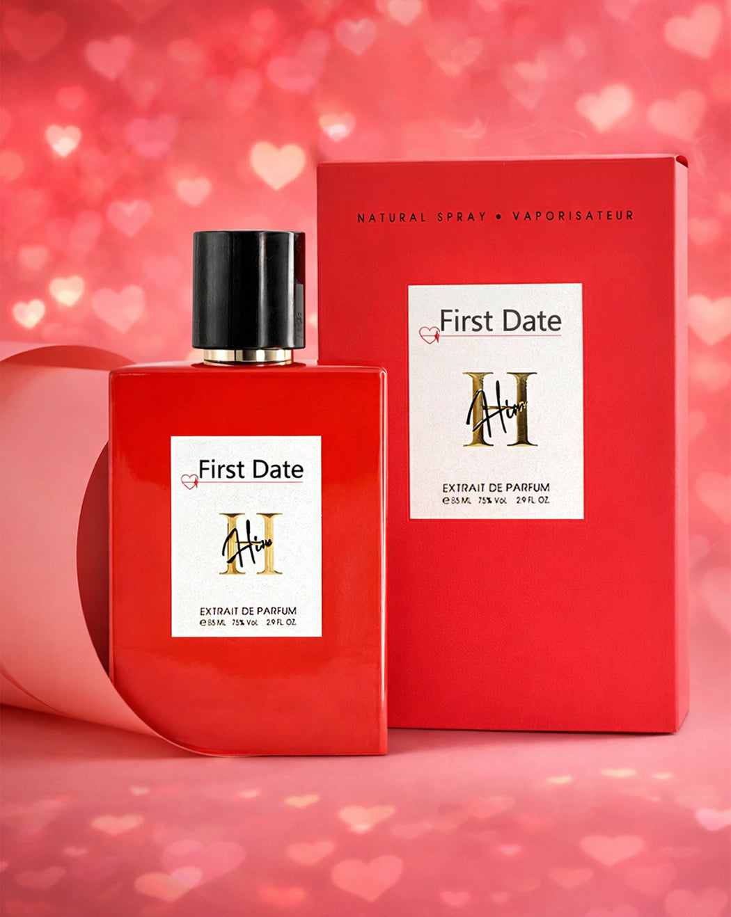 VALENTINE’S GIFT FOR MEN | FIRST DATE HIM 85ML ROMANTIC LONG-LASTING FRESH SPICY CITRUS FRAGRANCE BEST FOR VALENTINE’S GIFT