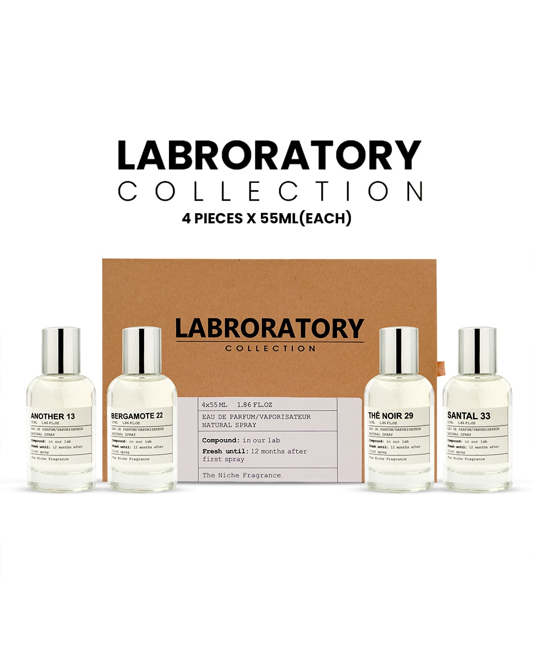 LABRORATORY COLLECTION GIFTSET 4PCS X 55ML
