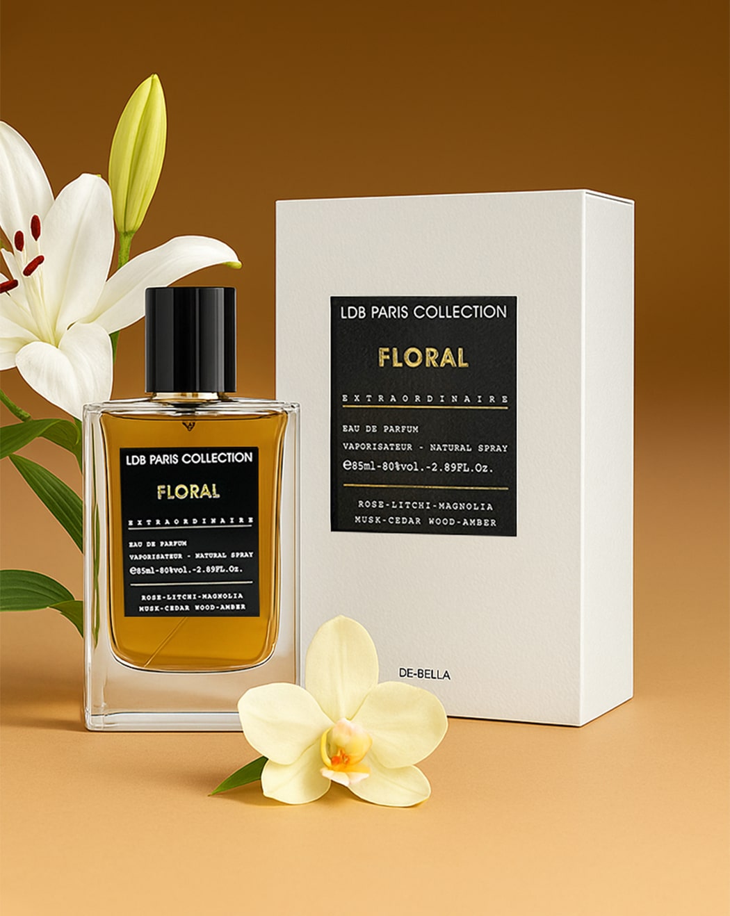 LDB FLORAL EDP LONG LASTING UNISEX 85ML - Linea De Bella | Divina
