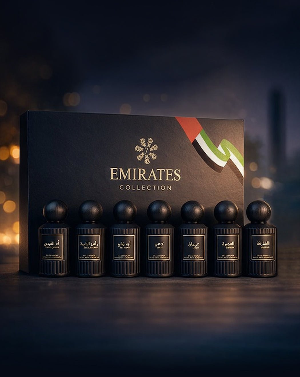 LUXURY ARABIC PERFUME GIFT SET EMIRATES COLLECTION UNISEX EDP LONG LASTING (7X50ML) - Linea De Bella | Divina Perfumesperfumefragrance