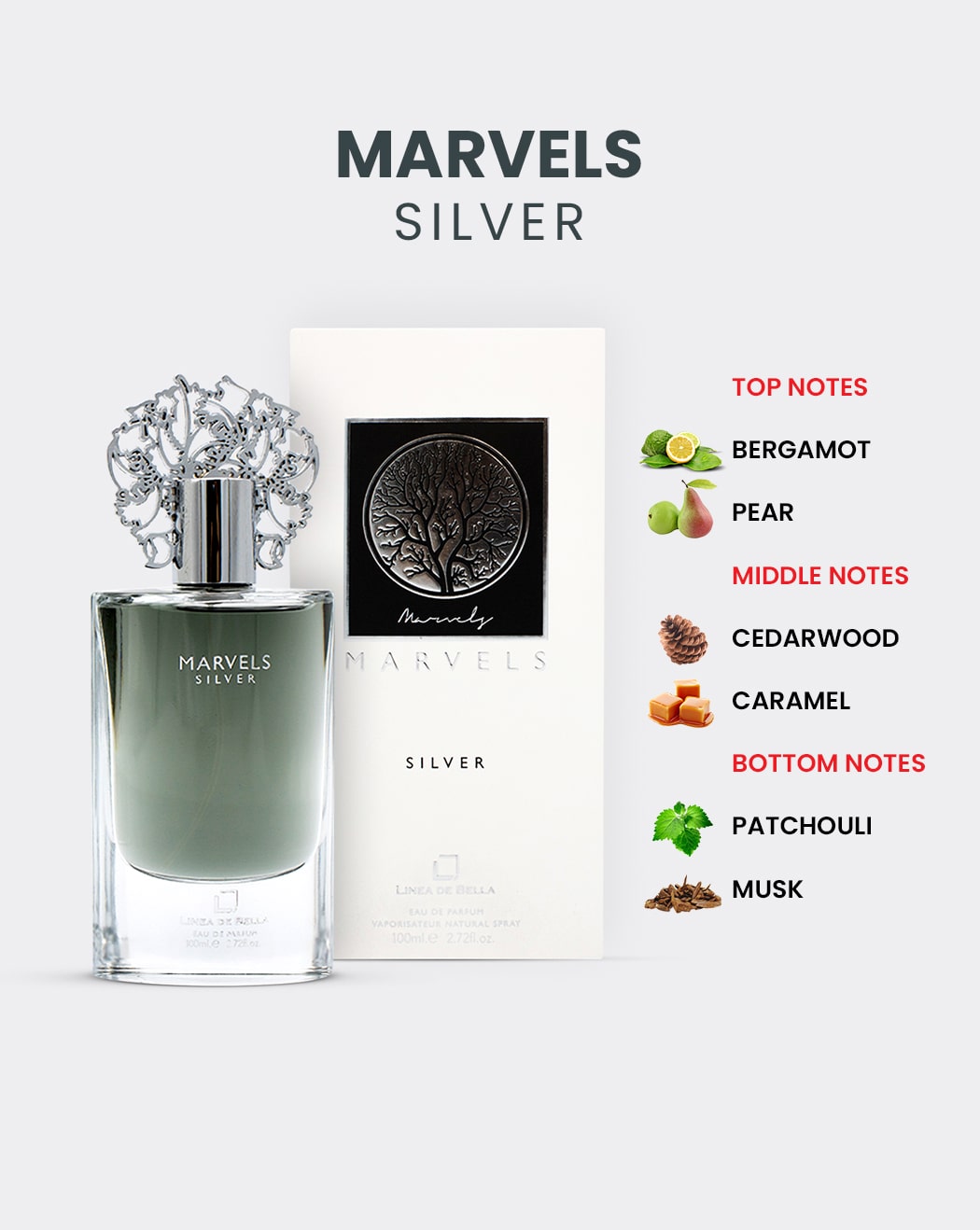 MARVELS SILVER EDP UNISEX 100ML