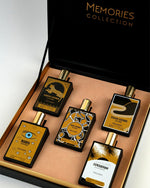 MEMORIES COLLECTION GIFT SET 5 x 50ML AFRICAN LEATHER, ITALIAN LEATHER, ARABIAN LEATHER, MARFA, TAMARINDO - Linea De Bella | Divina Perfumesperfumefragrance