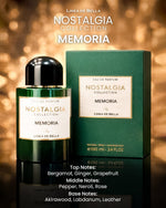 NOSTALGIA MEMORIA LONG - LASTING FRESH SPICY FLORAL PERFUME FOR MEN 100ML | WOODY LEATHER EAU DE PARFUM BY LINEA DE BELLA - Linea De Bella | Divina Perfumesperfumefragrance