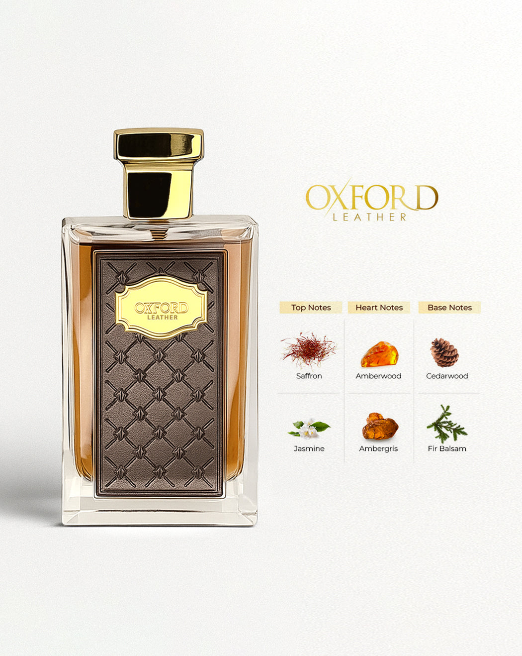 DAZZLING OXFORD LEATHER EDP UNISEX LONG LASTING  100ML PERFUME WITH WOODY FRAGRANCE AND LUXURY LEATHER BOX