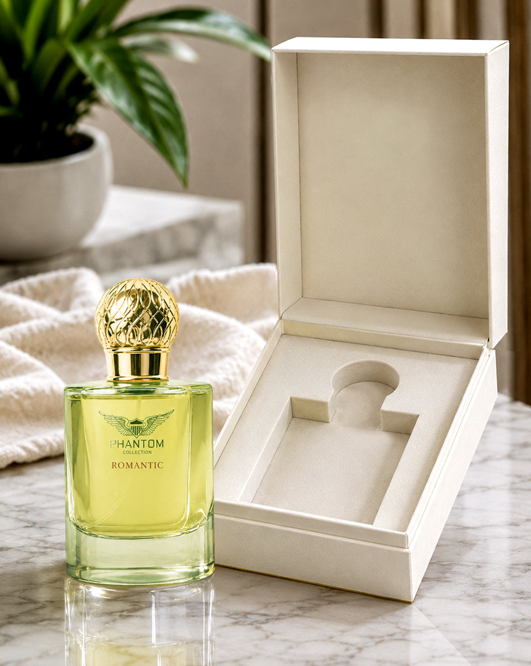 PHANTOM ROMANTIC EDP ROSE JASMINE AMBER MUSK PERFUME FOR WOMEN 100ML