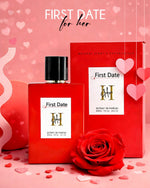 VALENTINES COMBO GIFT | FIRST DATE HIM & HER EDP | LONG - LASTING LUXURY COUPLE PERFUME | ROMANTIC VALENTINE GIFT FOR MEN & WOMEN 85ML - Linea De Bella | Divina Perfumesperfumefragrance
