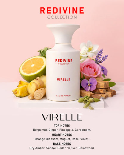 REDIVINE VIRELLE LUXURY LONG-LASTING PREMIUM FLORAL WOODY PERFUME FOR MEN EDP 100ML BY ANTEROS