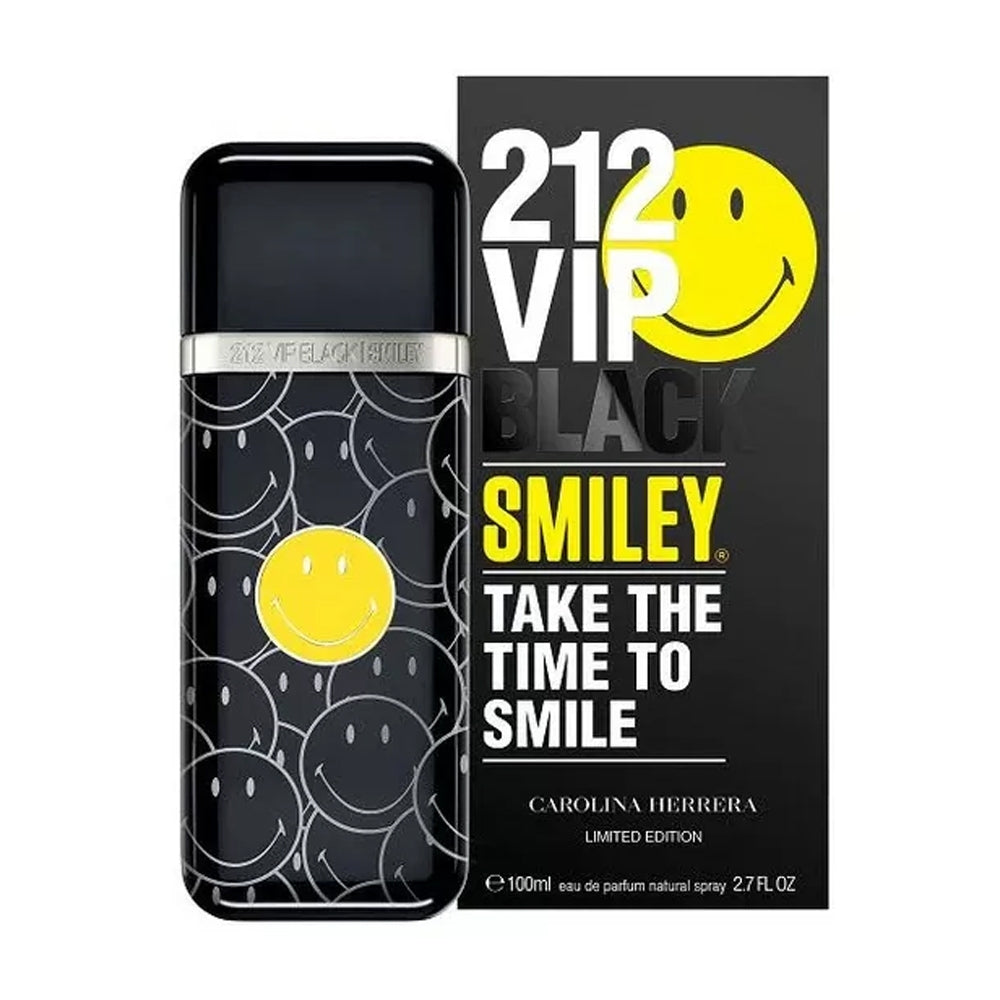 Carolina Herrera 212 Vip Black Smiley Limited Edition - Eau de Parfum, 100 ml