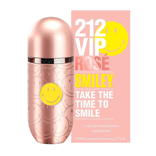 Carolina Herrera 212 Vip Rose Smiley Limited Edition - Eau de Parfum, 80 ml